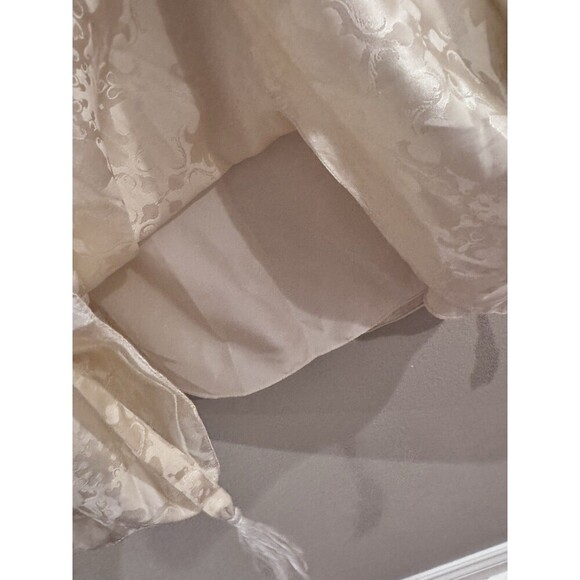 Rachel Zoe Women's Cream Jacquard Mini Dress Size 6 Cocktail Romantic Boho Chic - Picture 11 of 12